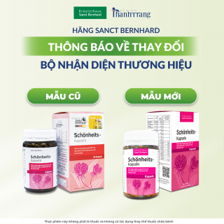 Dầu Hoa Anh Thảo Sanct Bernhard 60 viên  - Viên Uống Dành Cho Phụ Nữ